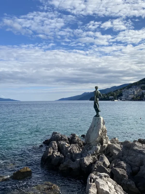 Opatija, naš prvi izlet z novorojenčkom