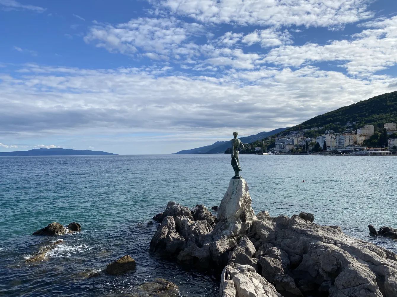 Opatija, naš prvi izlet z novorojenčkom
